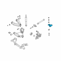 OEM 2001 Nissan Xterra Arm Assy-Anchor, Front Suspension LH Diagram - 54211-3S500