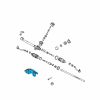 OEM 2017 Kia Rio Heat Protector Assembly Diagram - 572801W000