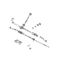 OEM 2012 Kia Rio Rubber-Cushion Diagram - 5652207600