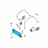 OEM Nissan Sentra Condenser Assy Diagram - 92110-4Z010