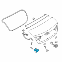 OEM Scion iA Lock Diagram - 64600-WB003