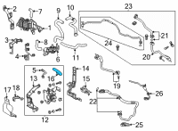 OEM 2021 Toyota RAV4 Prime Inlet Hose Diagram - 87245-42670