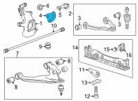 OEM Chevrolet Silverado 2500 HD Alignment Cam Diagram - 11549103