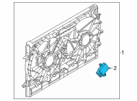 OEM 2021 Nissan Rogue Fan Control Module Diagram - 21493-6RA0A