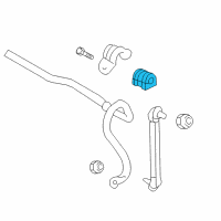 OEM 2017 Nissan Leaf BUSHING STABILIZER Diagram - 54613-3NK0B