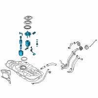 OEM 2016 Hyundai Elantra Complete-Fuel Pump Diagram - 31110-3X550