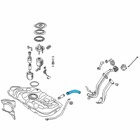 OEM 2016 Kia Forte5 Hose-Fuel Filler Diagram - 31036A7600