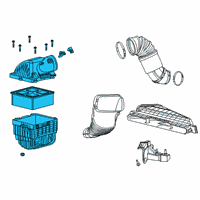 OEM 2022 Ram 2500 Air Cleaner Diagram - 68321026AC