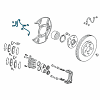 OEM Acura RDX Sensor Assembly, Front R Diagram - 57450-TJB-A52