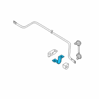 OEM Nissan Maxima Clamp-Stabilizer, Rear Diagram - 56233-JA000