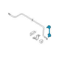 OEM 2013 Nissan Altima Rod Connecting Rear STABILIZER Diagram - 56261-JA00B