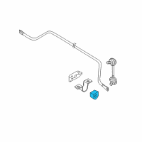 OEM 2009 Nissan Maxima BUSHING STABILIZER Diagram - 56243-ZY80A