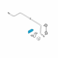 OEM 2011 Nissan Maxima Bracket Assy-Connecting Rod Diagram - 54650-JA000