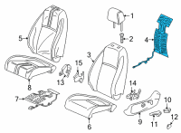 OEM 2022 Honda Civic HEATER, L- FR Diagram - 81524-T20-A21