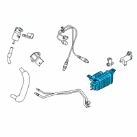 OEM 2022 Kia Soul CANISTER Assembly Diagram - 31420K0500