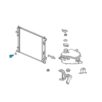 OEM Honda Clarity Bolt, Drain Diagram - 19017-5AA-A01