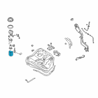 OEM Chrysler Sebring Fuel Pump Diagram - MR431091