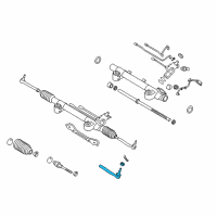 OEM 2009 Infiniti FX50 Socket Kit-Tie Rod, Outer Diagram - D8520-1CA0B