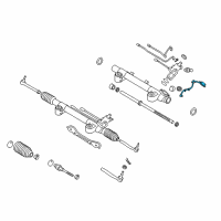 OEM 2013 Infiniti FX50 Valve Assembly-Flow, Control Power Steering Diagram - 49810-1CA0A