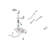 OEM 2008 Buick Lucerne Fuel Tank Meter/Pump SENSOR KIT Diagram - 19177199