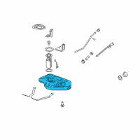 OEM Buick Lucerne Tank Asm-Fuel Diagram - 25795345