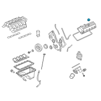 OEM Lincoln LS Valve Cover Cap Diagram - EP5Z-6766-A