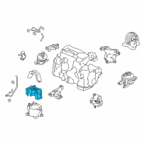 OEM 2018 Acura TLX Insulator, Front Diagram - 50839-T2F-A01