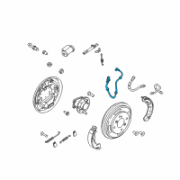 OEM 2016 Ford Fiesta Rear Speed Sensor Diagram - AE8Z-2C190-A