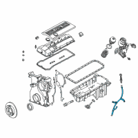 OEM 1999 BMW 528i Guide Tube Diagram - 11-43-7-531-258