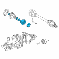 OEM 1997 BMW M3 Repair Kit Bellows, Exterior Diagram - 33-21-9-067-806