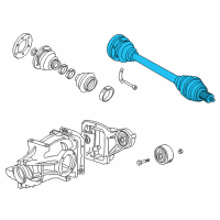 OEM 2002 BMW Z3 Axle Shaft Assembly Diagram - 33-21-2-228-018