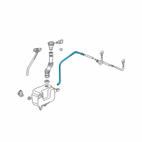 OEM 2005 Acura TSX Tube Set, Washer Diagram - 76838-SEA-003