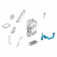 OEM 2005 Ford Escape AC Tube Diagram - 6M6Z-19867-AA