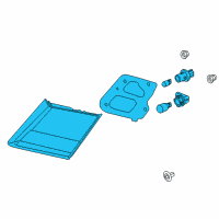 OEM 2015 Honda Civic Light Assy., R. Lid Diagram - 34150-TR0-A51