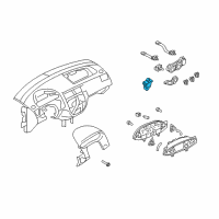 OEM 2002 Ford Focus Sensor Diagram - 97BZ-9E731-AA