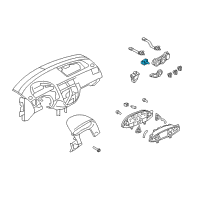 OEM Ford Focus Fan Switch Diagram - YS4Z-18578-AB