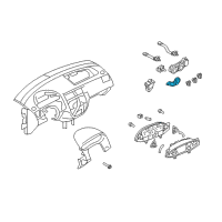 OEM Ford Focus Defroster Switch Diagram - 4S4Z-19986-BA