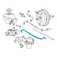 OEM 2014 Dodge Charger Hose-Brake Booster Vacuum Diagram - 4581553AF