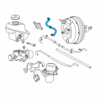 OEM 2011 Dodge Charger Hose-Brake Booster Vacuum Diagram - 4581554AD