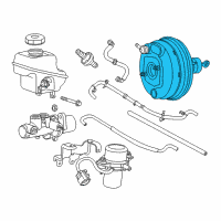 OEM 2016 Dodge Challenger Power Brake Diagram - 68089130AC