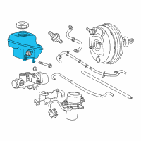 OEM 2017 Dodge Charger Reservoir-Brake Master Cylinder Diagram - 68048549AB