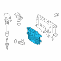 OEM 2018 Nissan Sentra Blank Engine Control Module Diagram - 23703-3SA2A