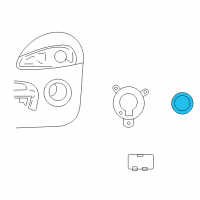 OEM 2003 Dodge Viper Front Fog Lamp Diagram - 5029226AB