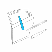 OEM 2018 Chevrolet Cruze Applique Diagram - 39085709