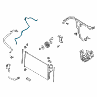 OEM Nissan Quest Pipe Front Cooler High Diagram - 92440-ZE60A