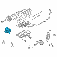 OEM 2014 Ford F-150 Oil Pump Diagram - BL3Z-6600-A