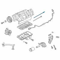 OEM 2014 Ford Mustang Dipstick Diagram - BR3Z-6750-A