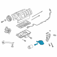 OEM 2016 Ford F-150 Oil Cooler Diagram - BL3Z-6A642-G