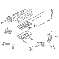 OEM 2020 Ford Mustang Oil Tube Gasket Diagram - F5RZ-6626-B