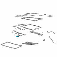 OEM Pontiac Grand Am Motor Asm, Sun Roof Sunshade "Mdiv" Diagram - 88956691